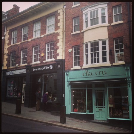 Ella Cru & It's a Nomad Life, Wyle Cop, Shrewsbury